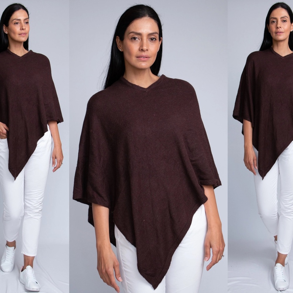 NEW 100% cashmere poncho by ORDOS so soft!